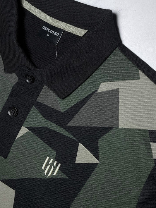 Military Camo Polo T-Shirt