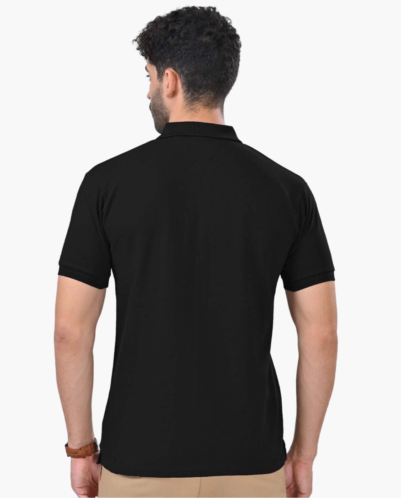 Deployed Cargo Black Polo T-Shirt