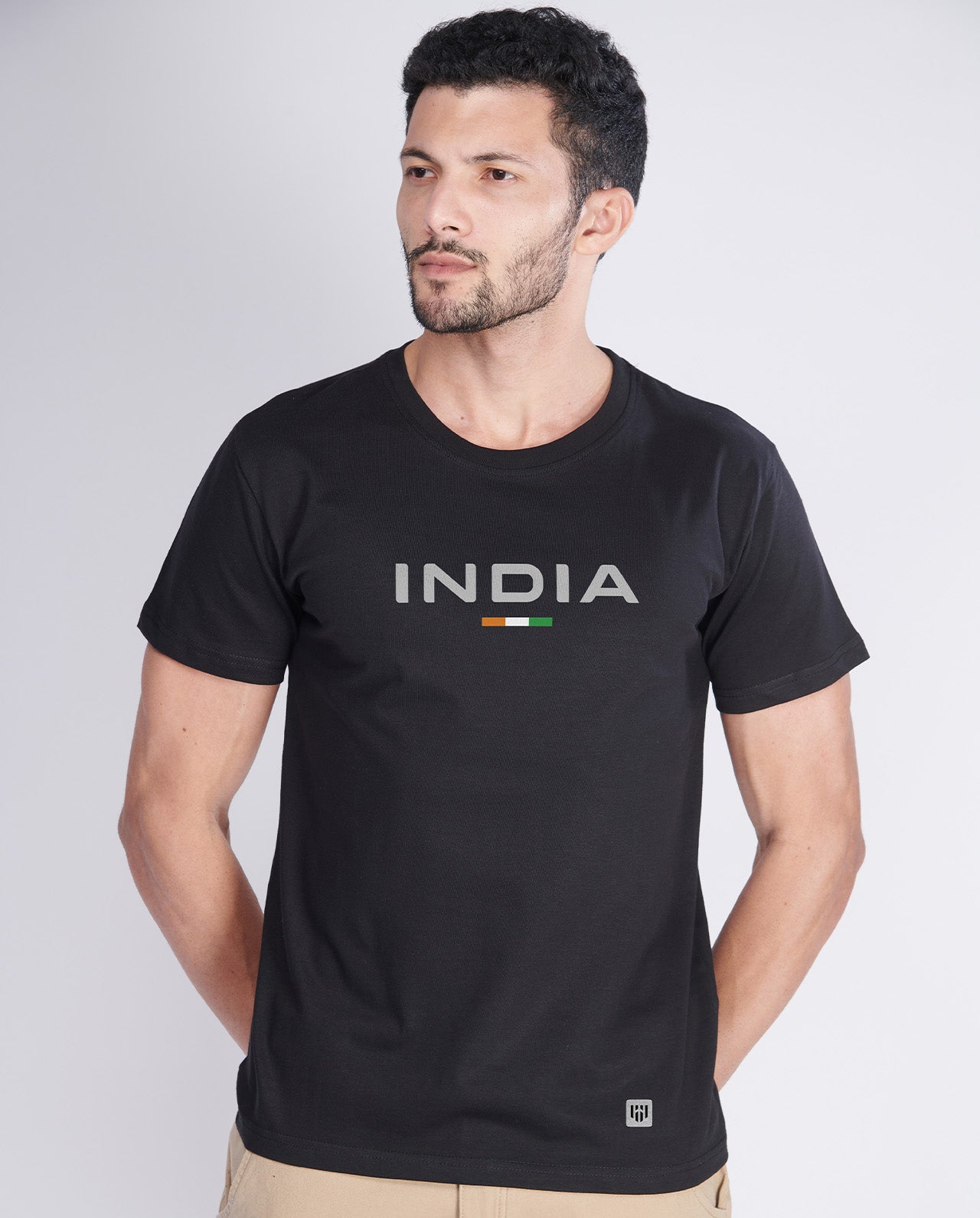 India Tricolour Signature LuxeSoft Cotton T-Shirt