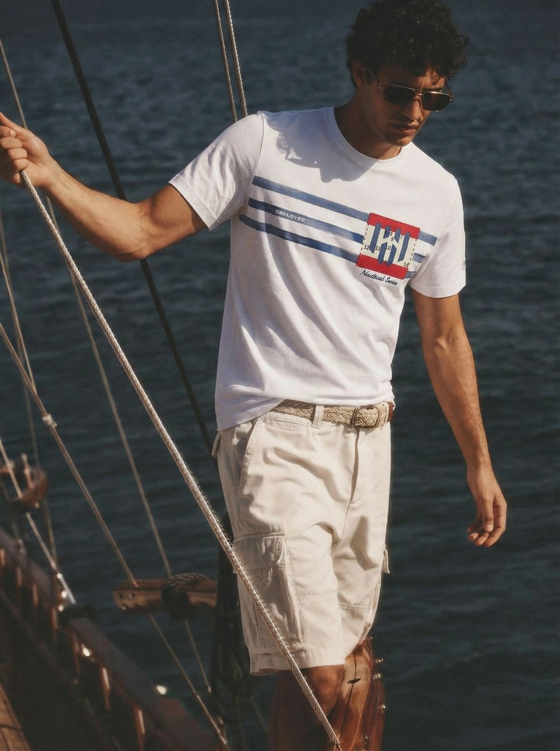 DEPLOYED NAUTICAL CLUB Signature LuxeSoft Cotton T-Shirt