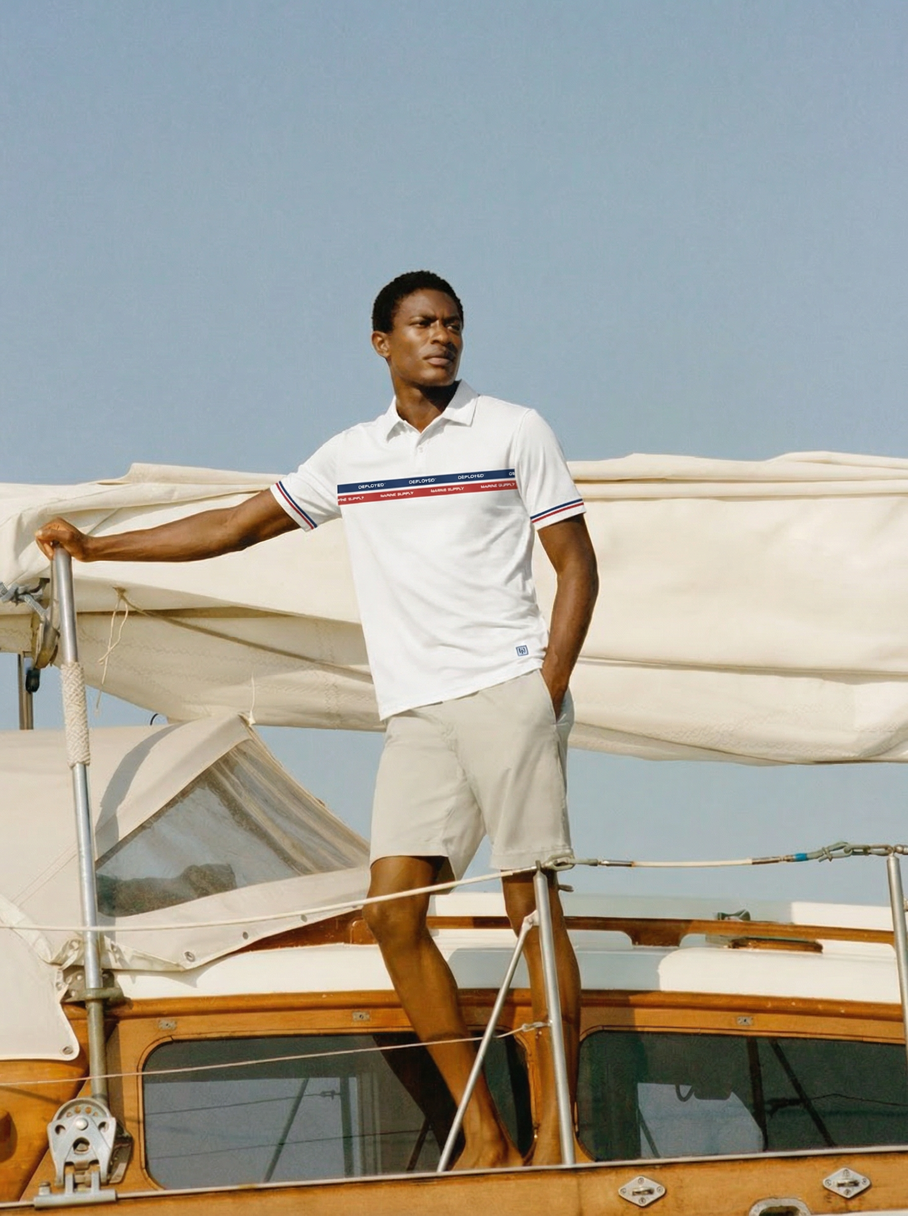 MARINER STRIPE Polo T-Shirt