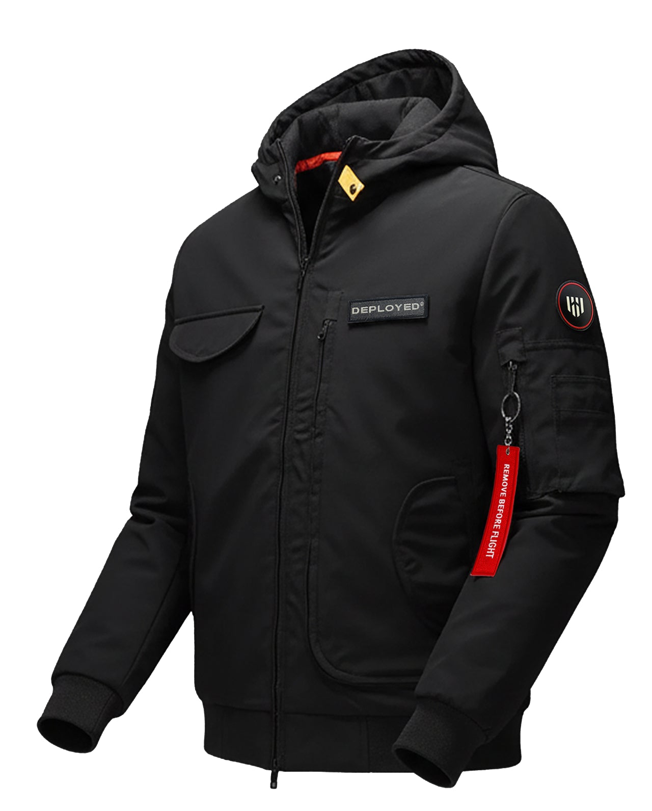 Stealth Black Para Trooper Tactical Jacket