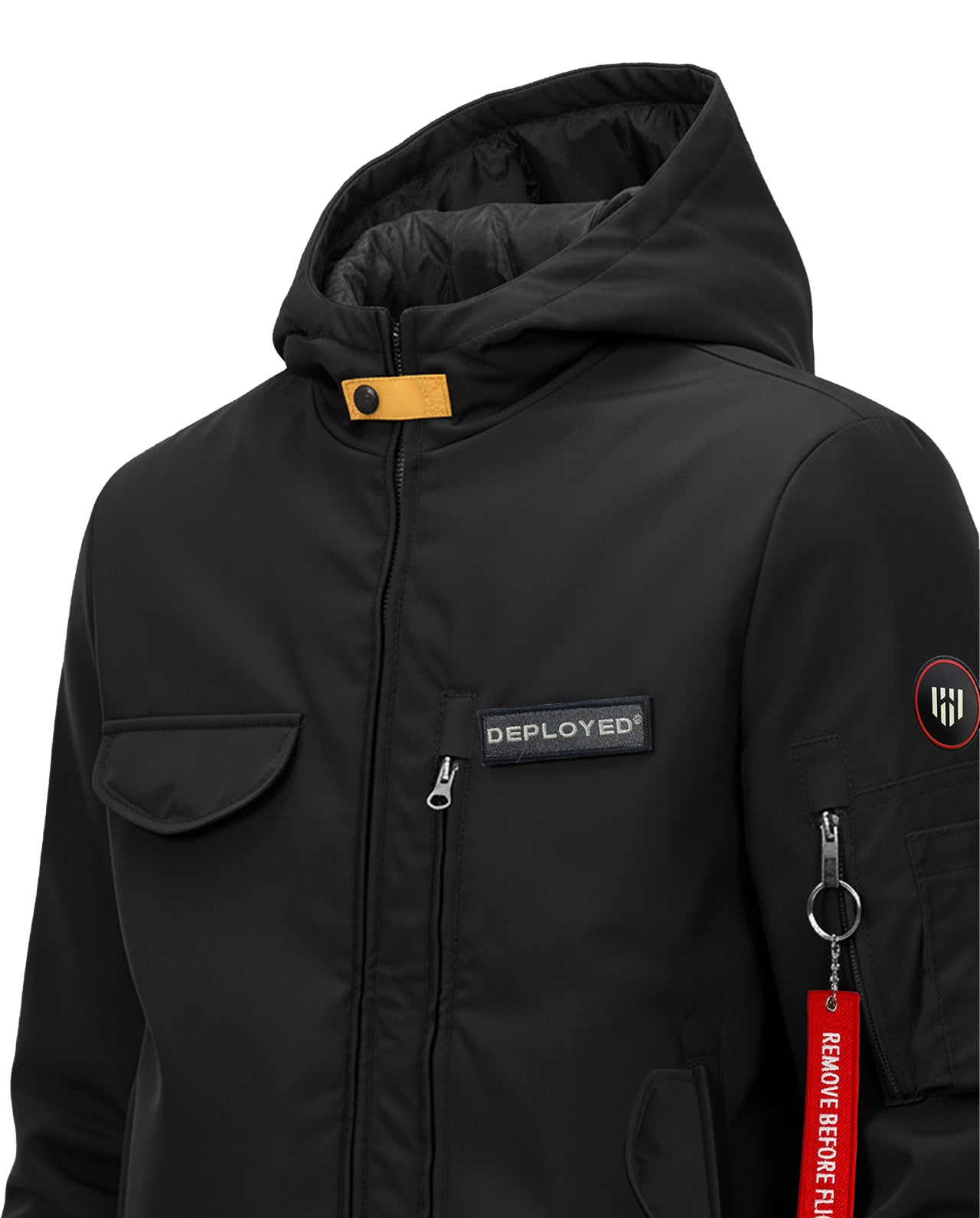 Stealth Black Para Trooper Tactical Jacket