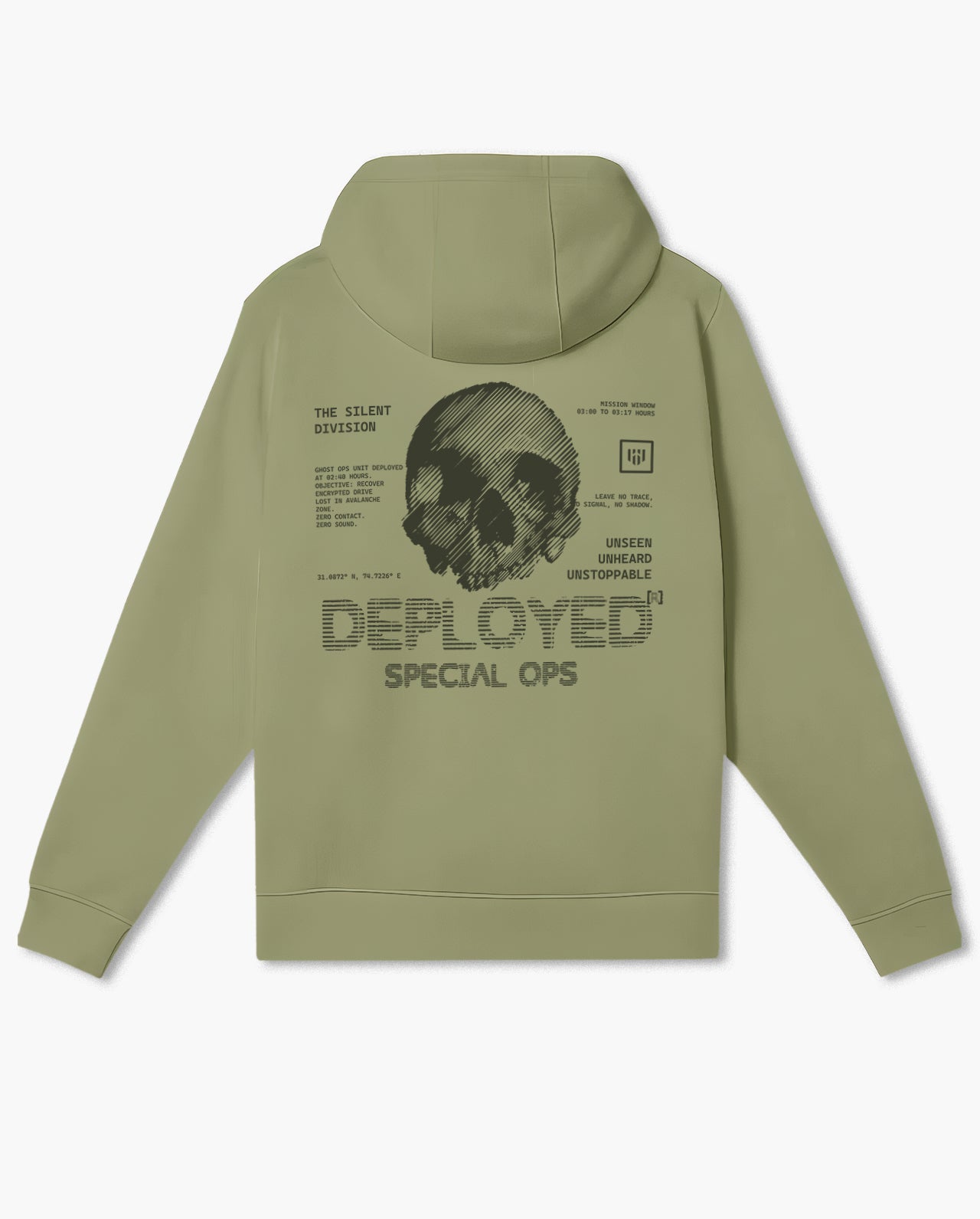 Deployed Special Ops-X Snow Soft Premium Hoodie