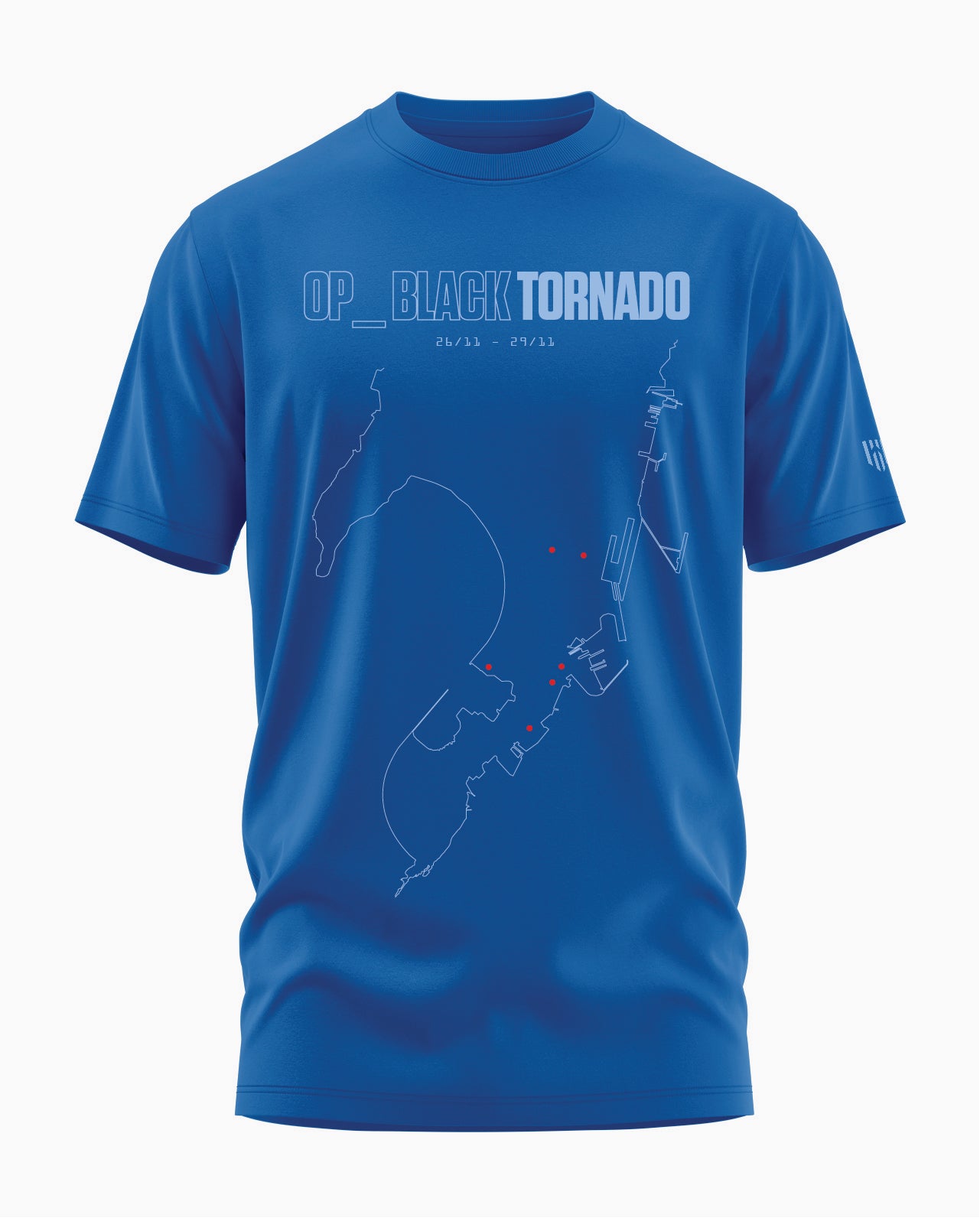 BLACK TORNADO MUMBAI Signature LuxeSoft Cotton T-Shirt