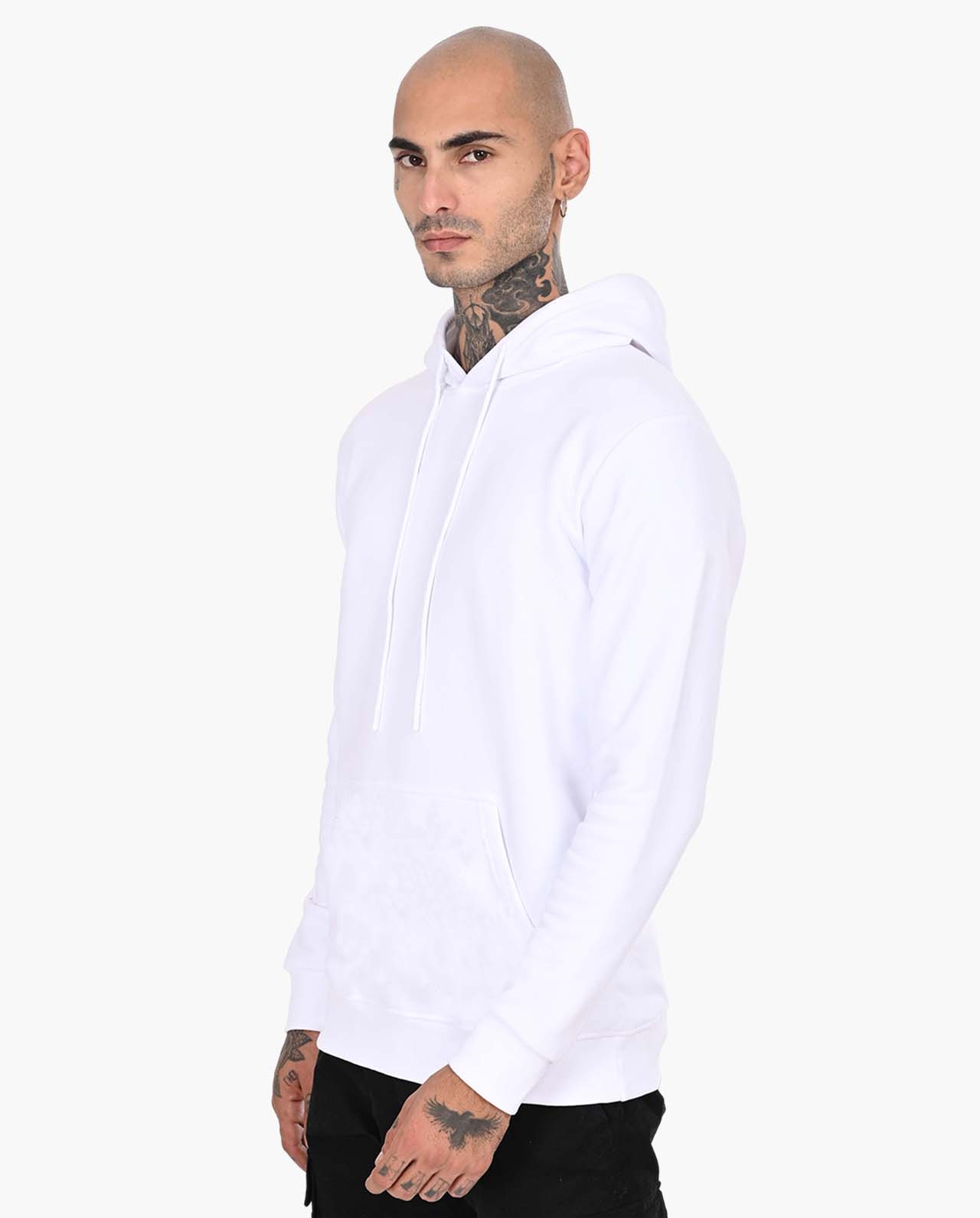 Decluttered White Hoodie
