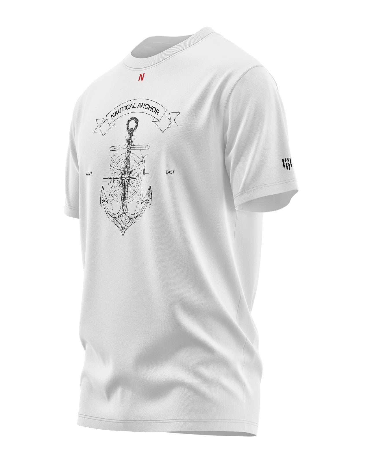 Nautical Anchor Signature LuxeSoft Cotton T-Shirt