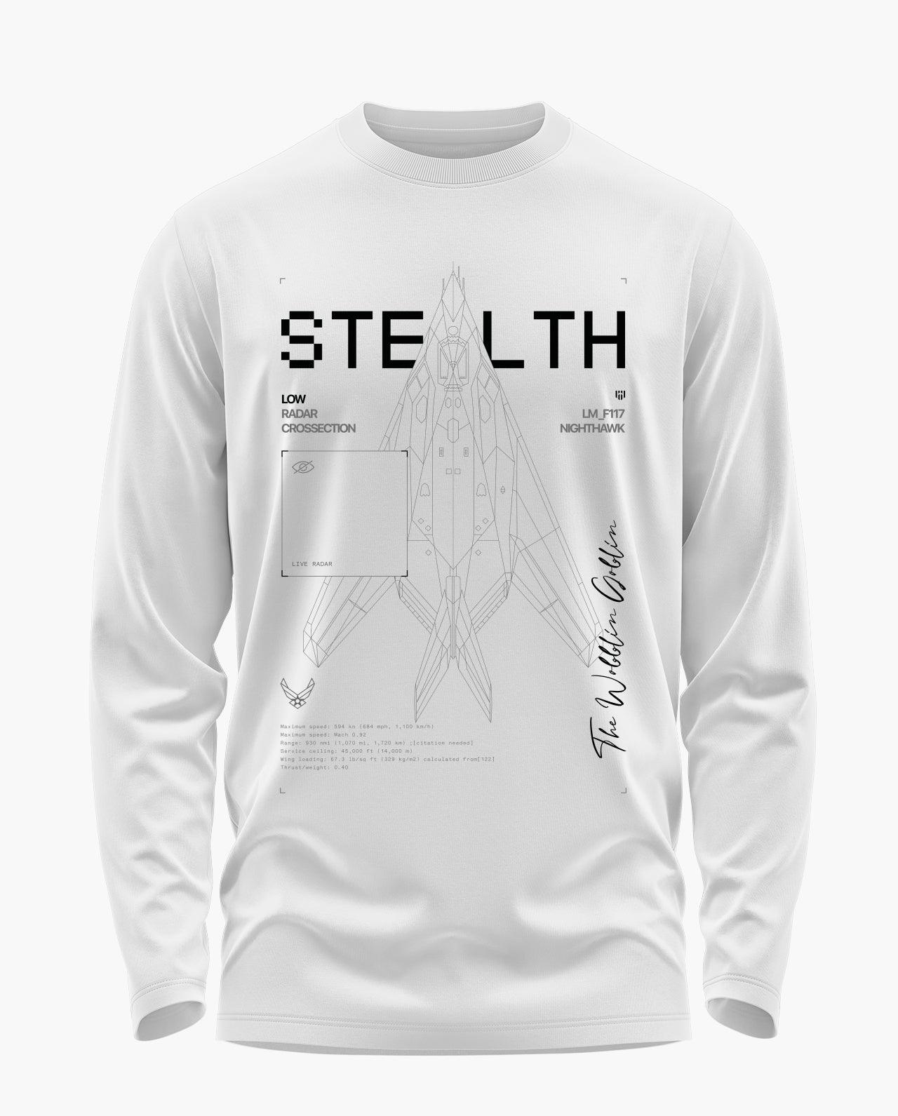 [CS] Stealth Night Hawk Signature Luxesoft Cotton Full Sleeve T-Shirt