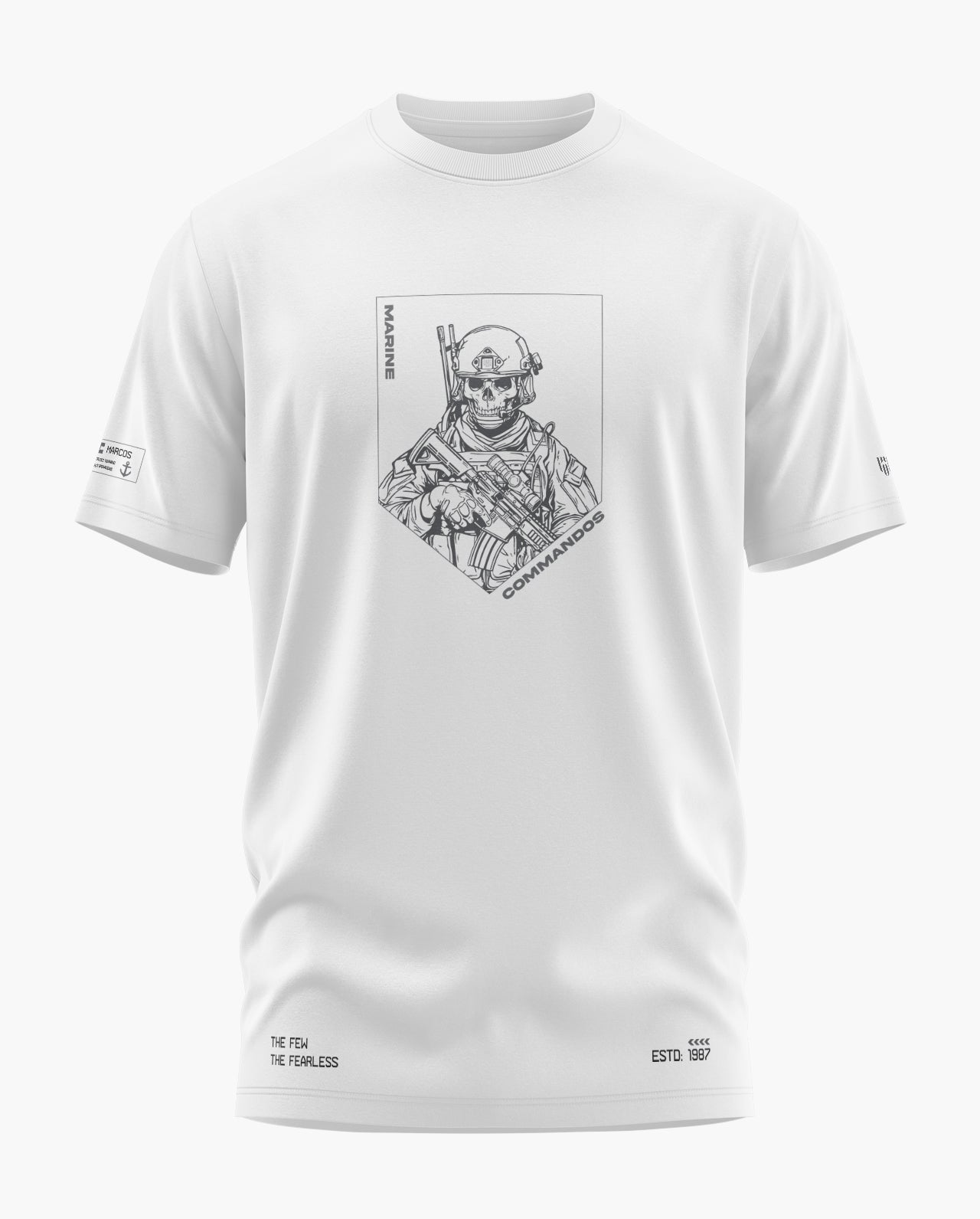 MARCOS COMMANDO Signature LuxeSoft Cotton T-Shirt