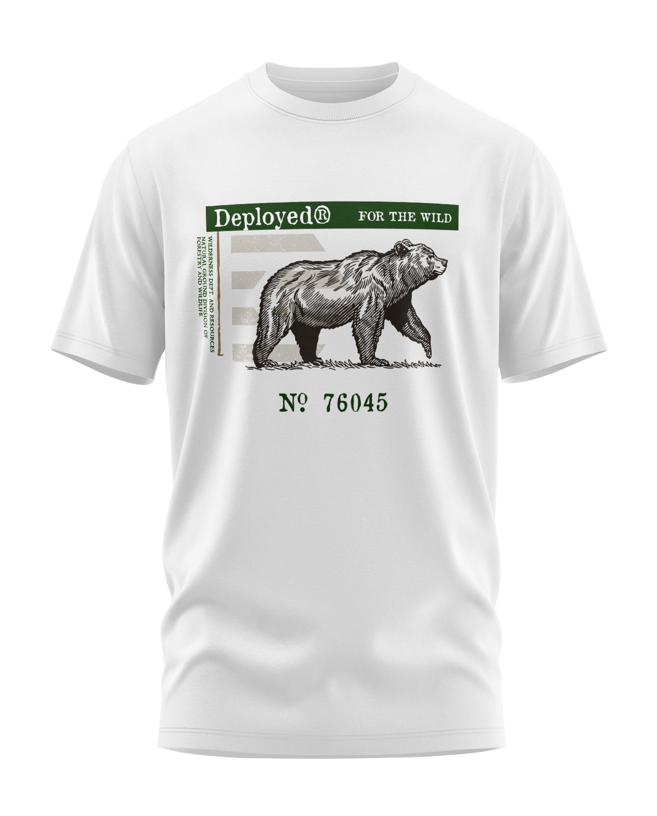 For The Wild Signature LuxeSoft Cotton T-Shirt - White