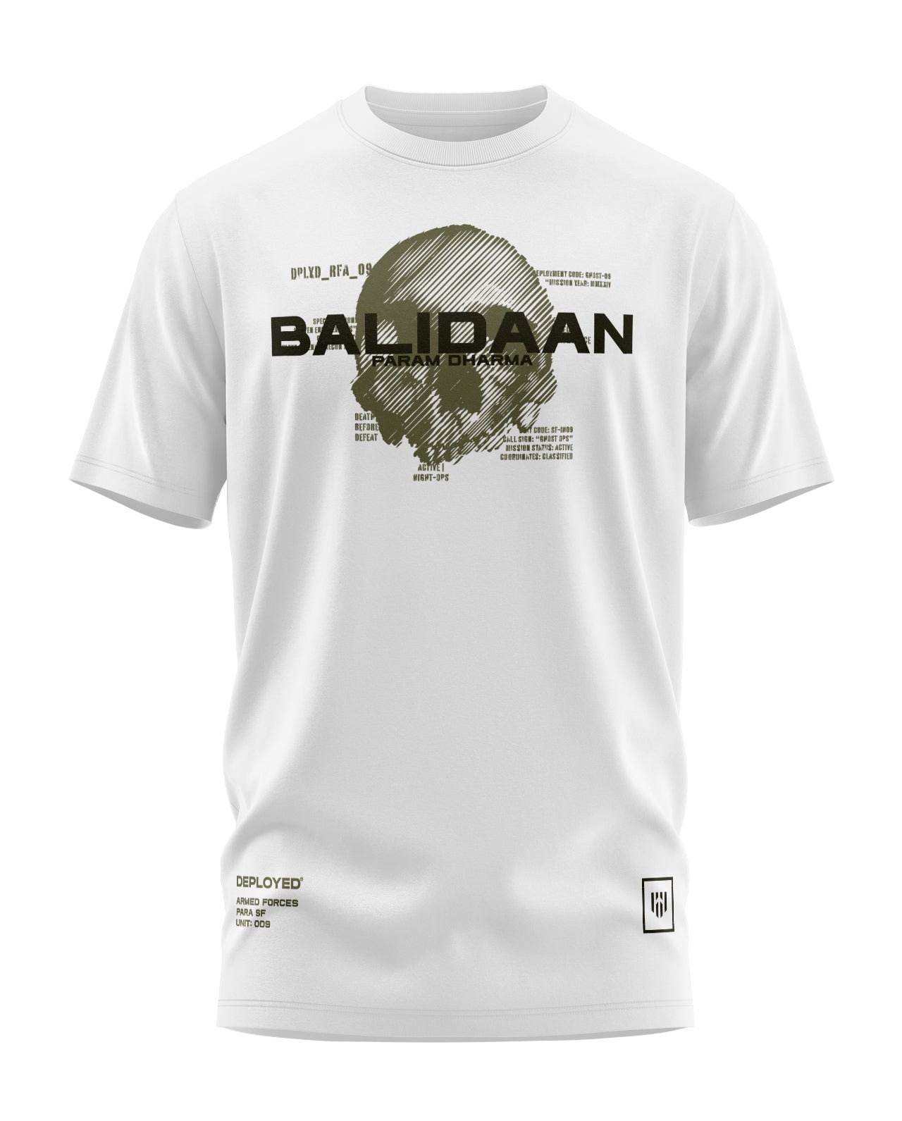 Deployed BALIDAAN Signature LuxeSoft Cotton T-Shirt