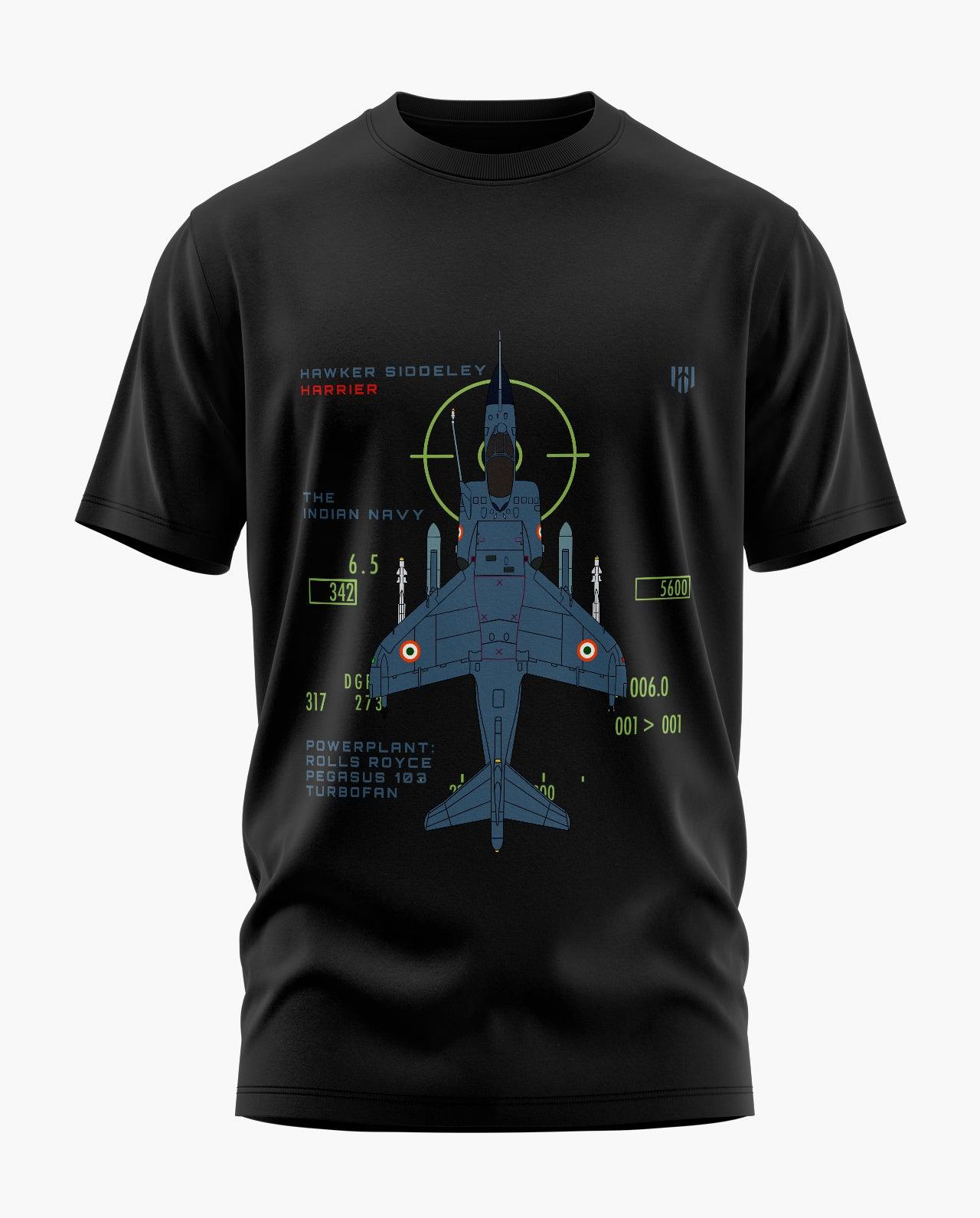 Harrier Jump Jet Indian Navy T-Shirt - Aero Armour