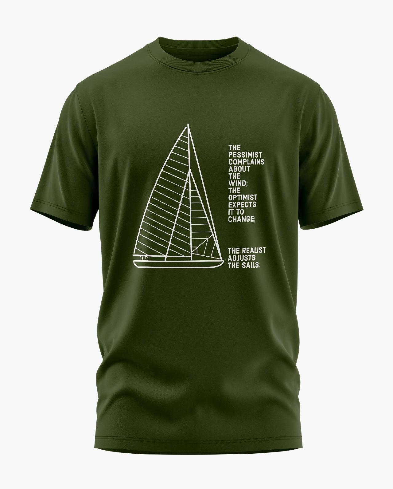 Sailboat Quote T-Shirt - Aero Armour
