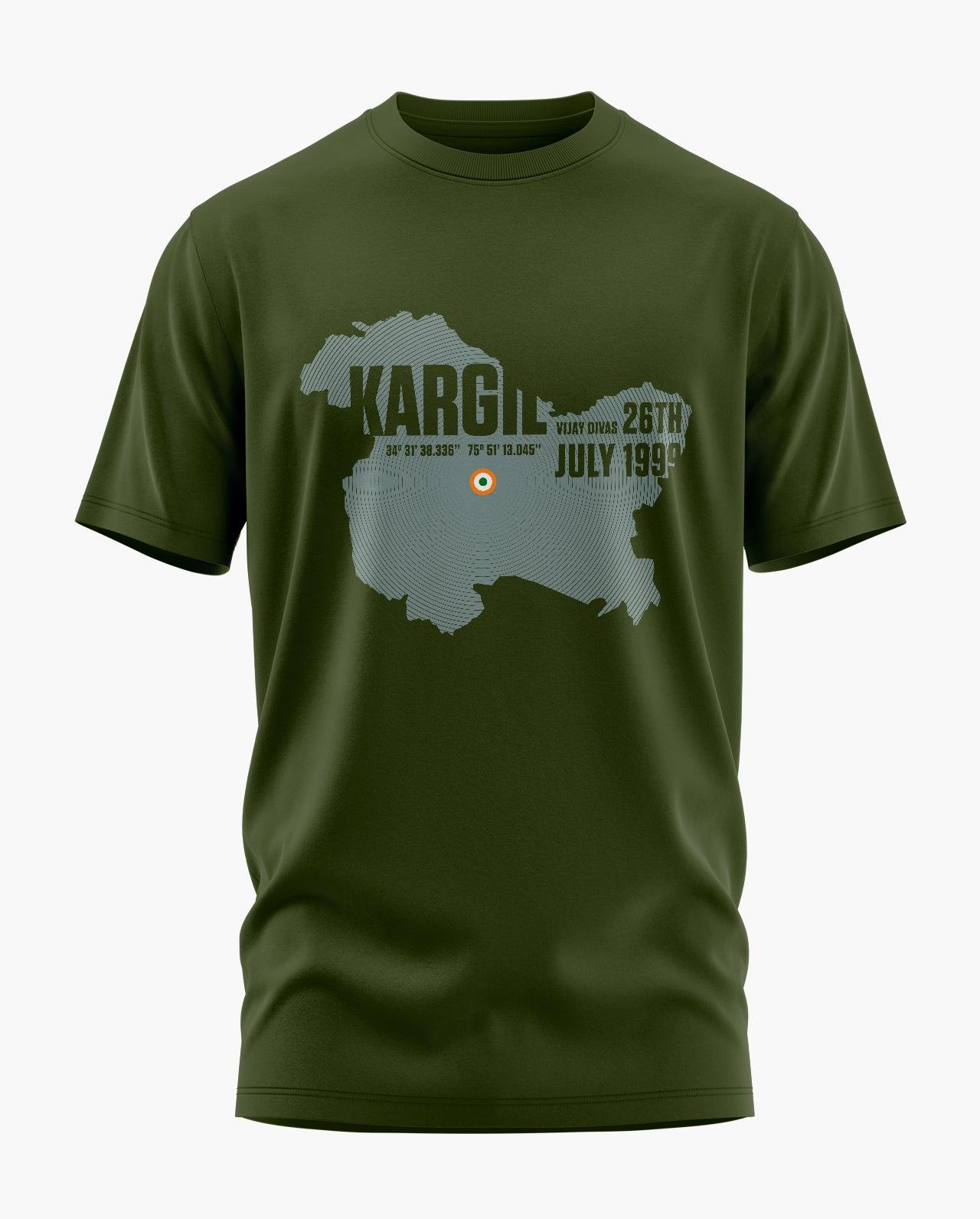 Kargil Map T-Shirt - Aero Armour