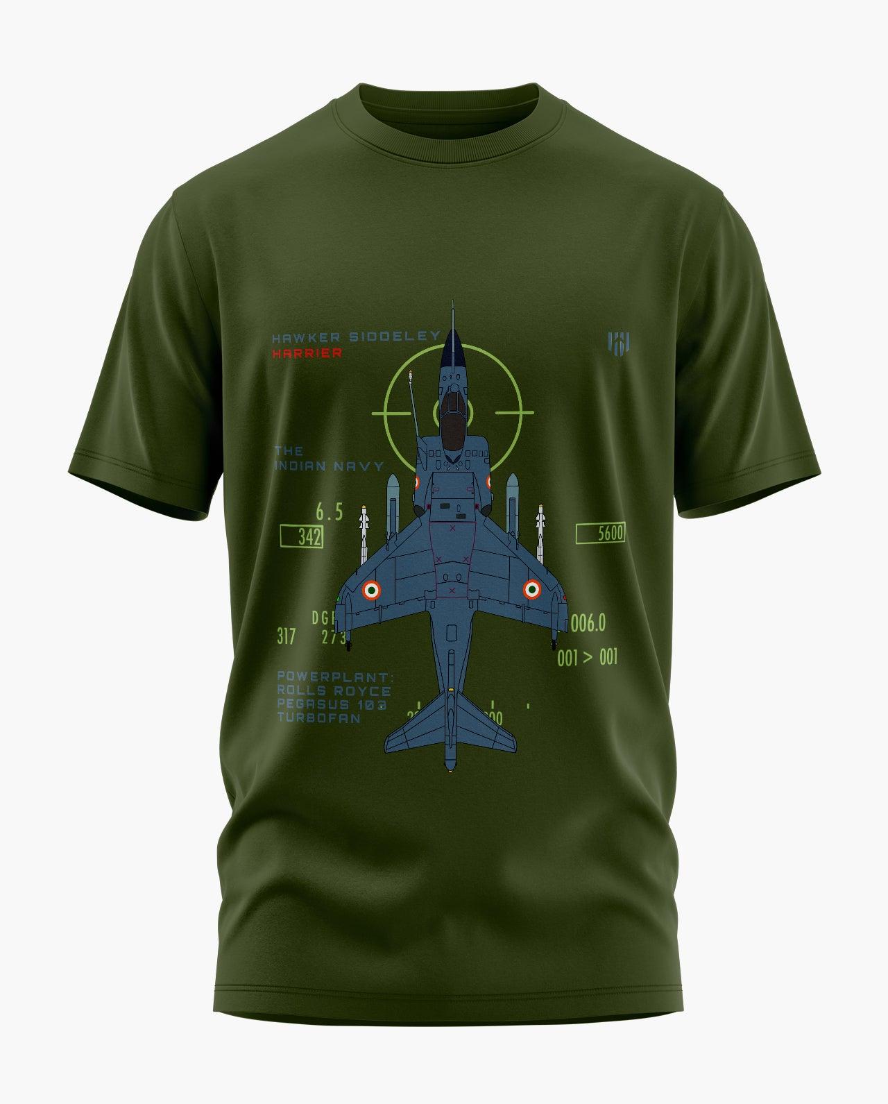 Harrier Jump Jet Indian Navy T-Shirt - Aero Armour