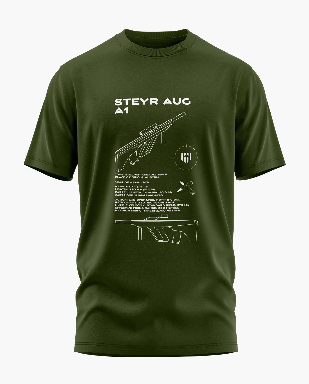 Styer AUG A1 Blueprint T-Shirt - Aero Armour
