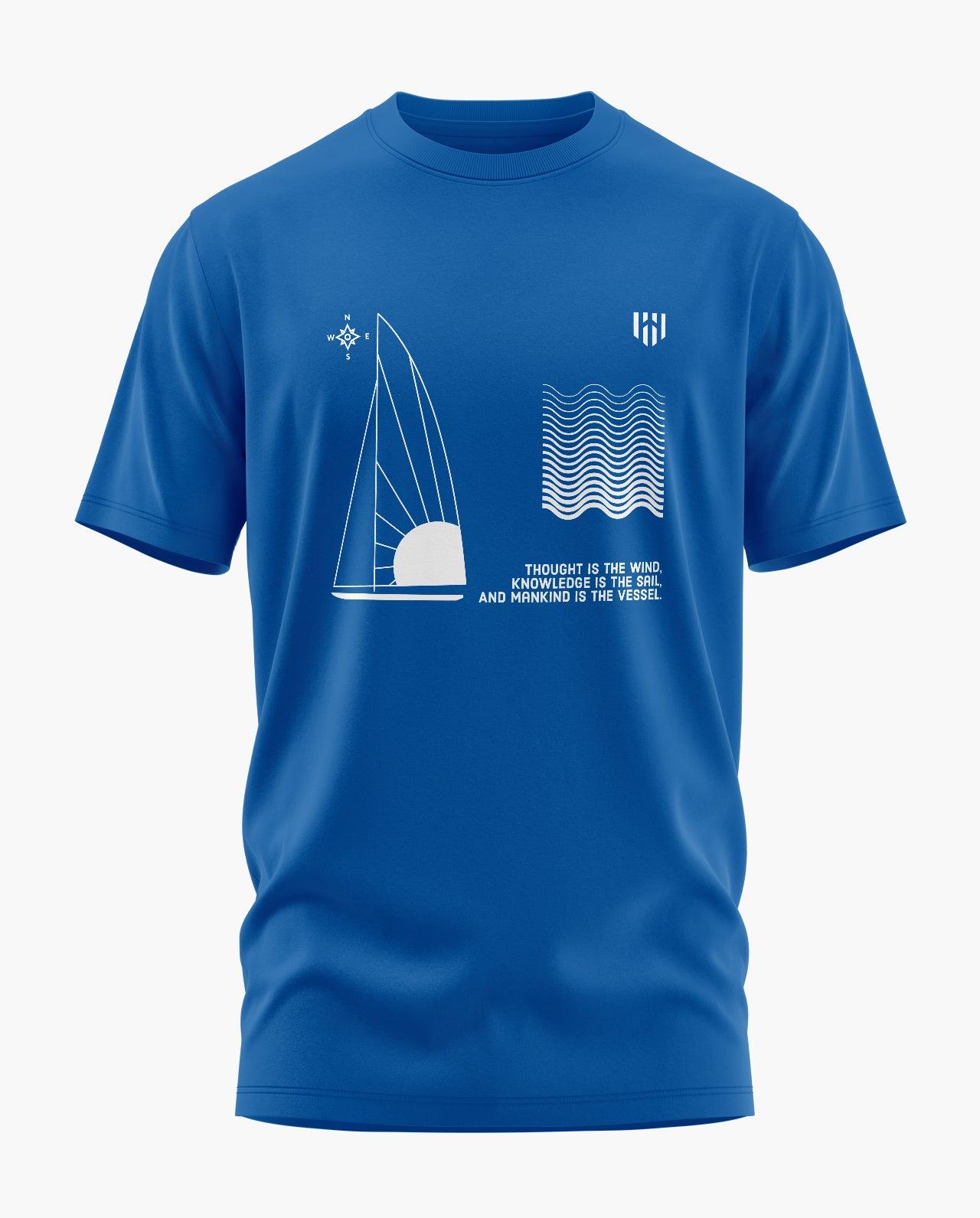 Abstract Sailboat T-Shirt - Aero Armour