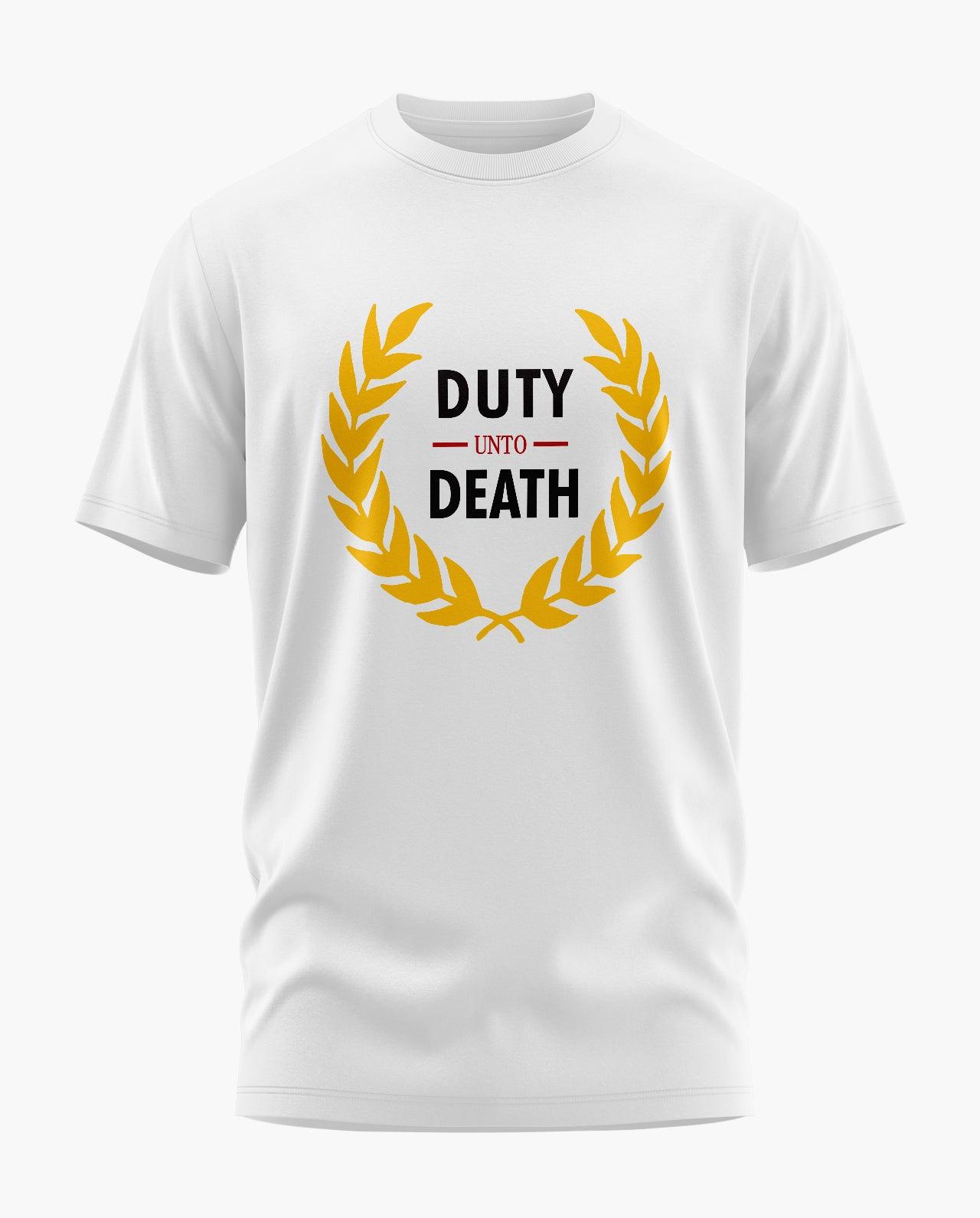 Duty Unto Death BSF T-Shirt - Aero Armour
