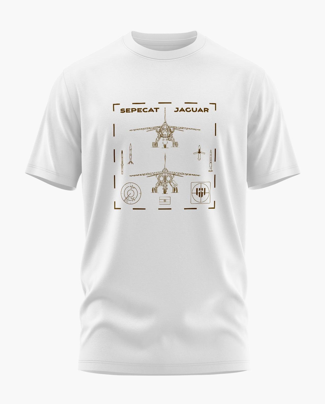 Sepecat Jaguar Blueprint T-Shirt - Aero Armour