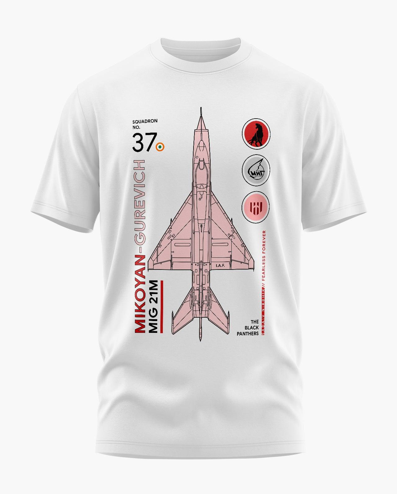 Black Panthers Squadron 37 T-Shirt - Aero Armour