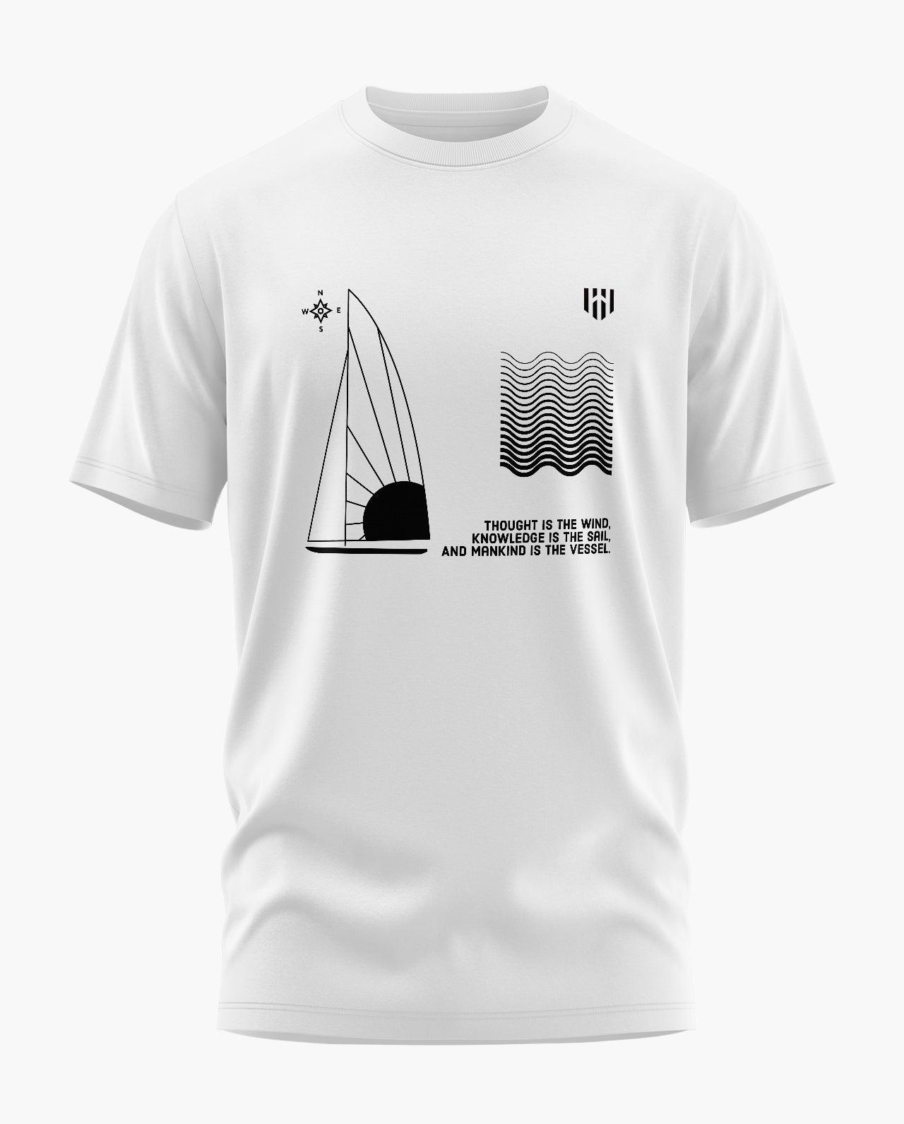 Abstract Sailboat T-Shirt - Aero Armour