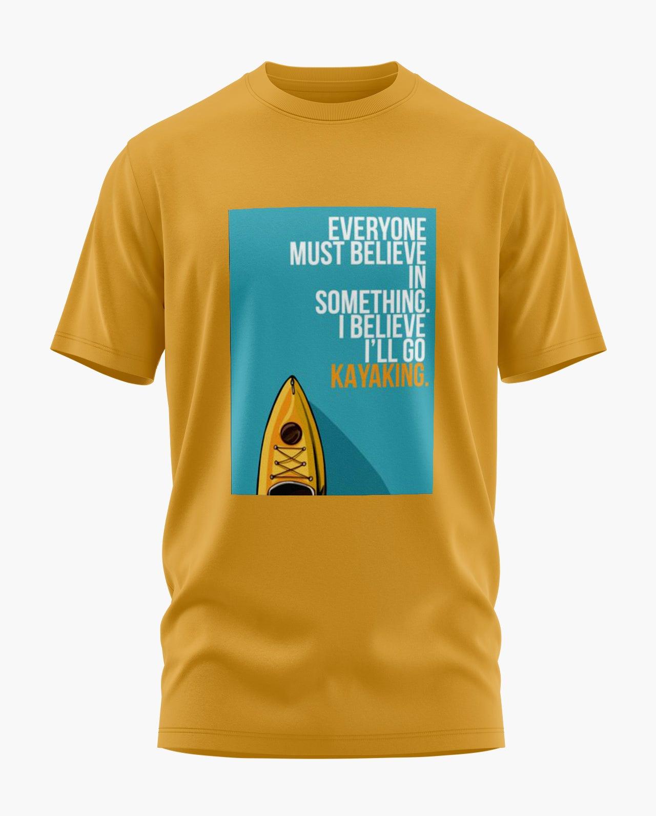 Kayak Graphic Quote T-Shirt - Aero Armour