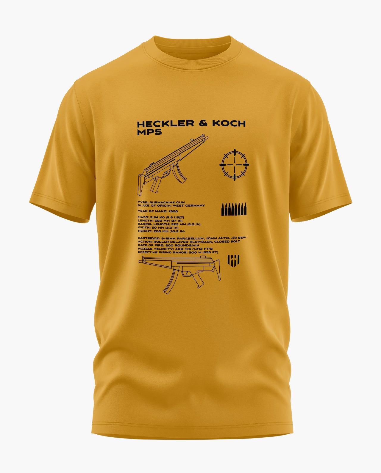 Hecker and Kooch MP5 Blueprint T-Shirt - Aero Armour