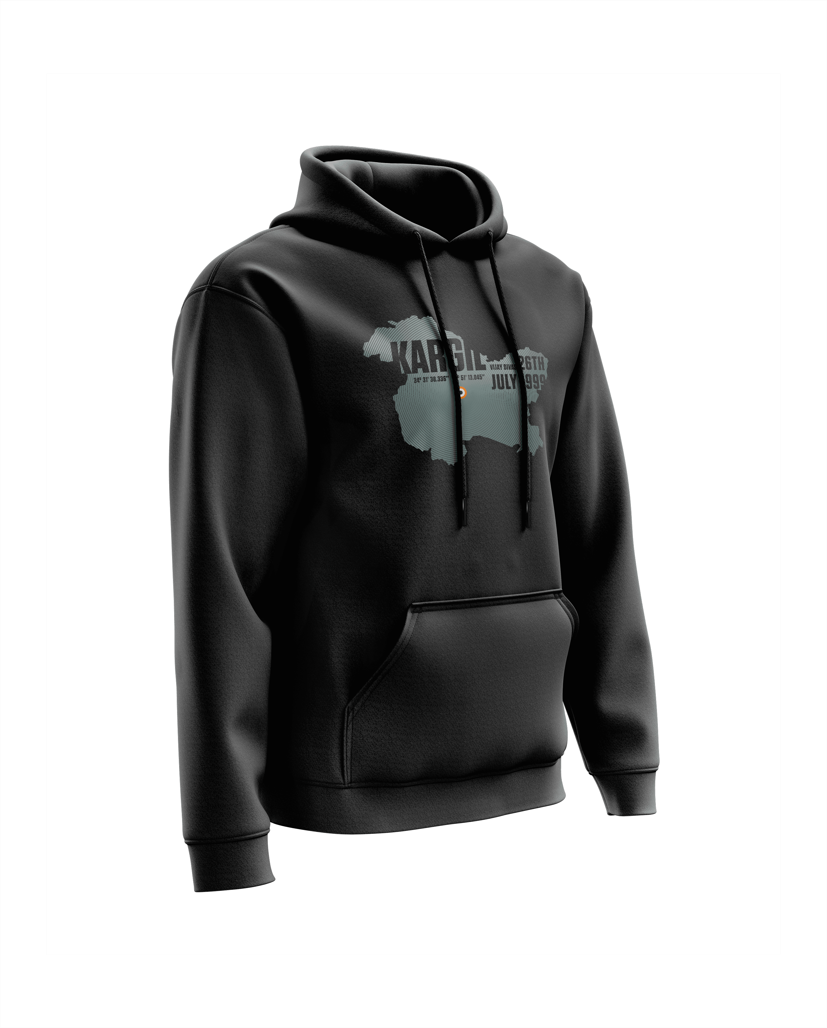 Kargil Map Hoodie - Aero Armour