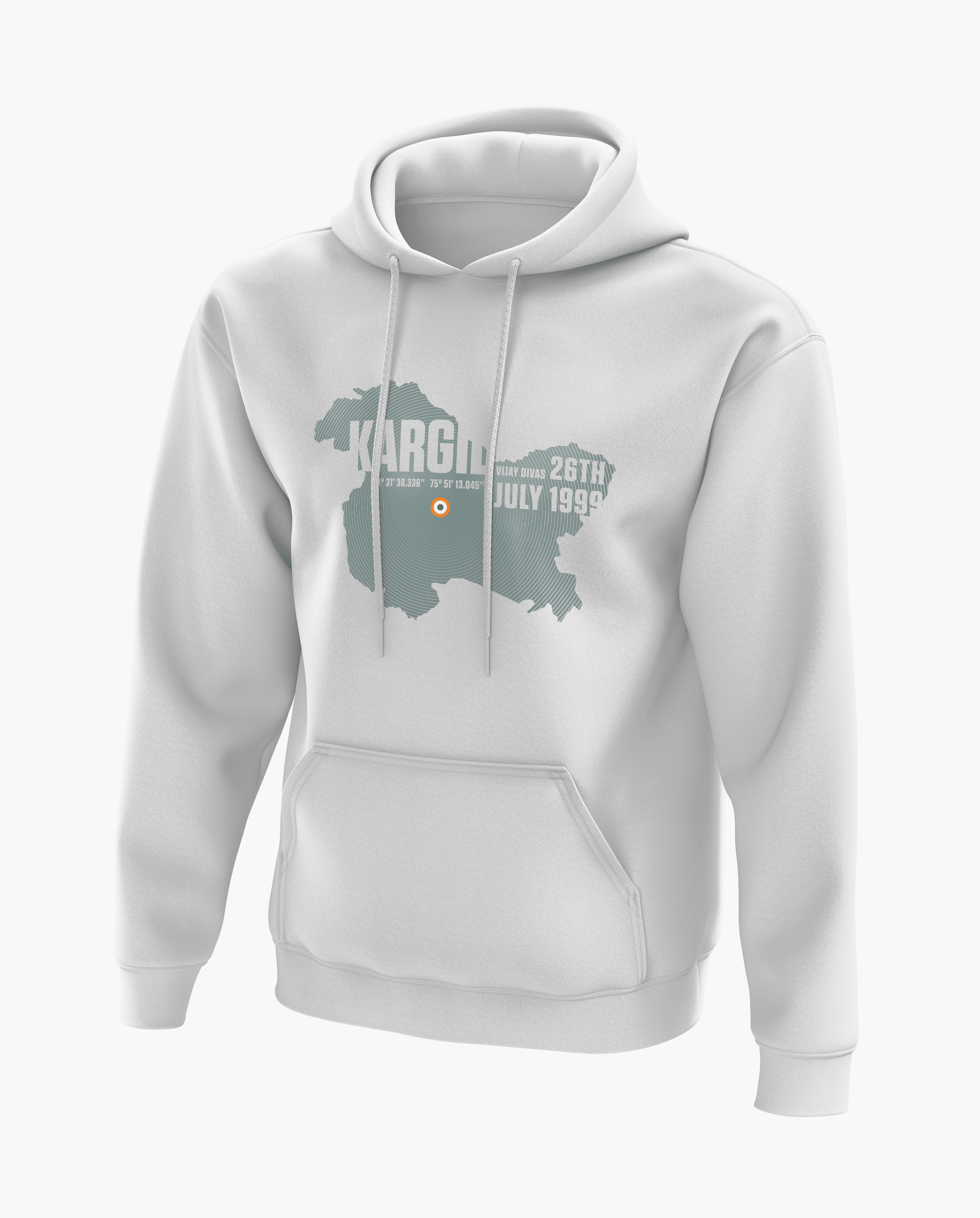 Kargil Map Hoodie - Aero Armour